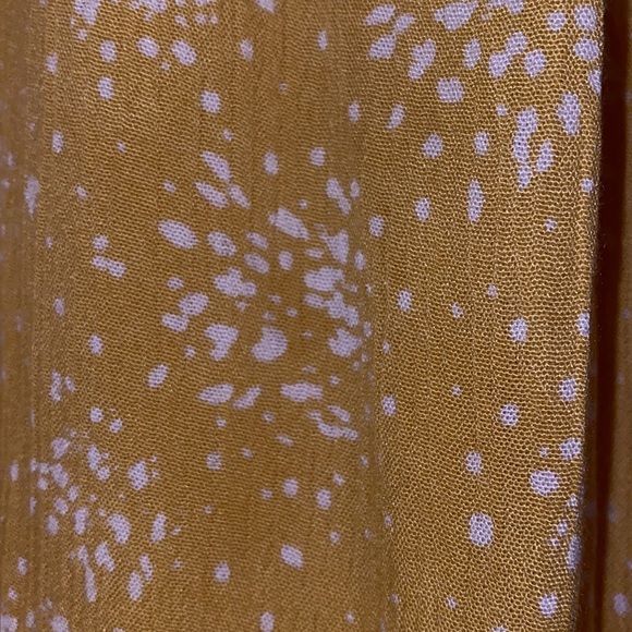 Yellow midi dress. Size medium - Picture 3 of 6